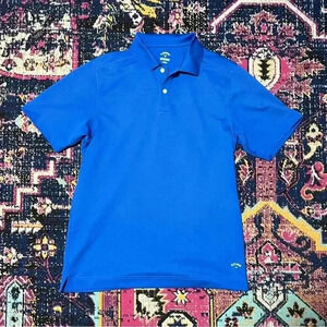 Callaway Performance Golf Shirt Mens Large Blue Outdoor Shirt Sleeve Comfort